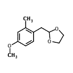 CAS 登录号：898785-25-6， 2-(4-甲氧基-2-甲基苄基)-1,3-二氧戊环