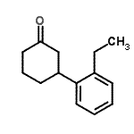 CAS 登录号：898785-38-1， 3-(2-乙基苯基)环己酮