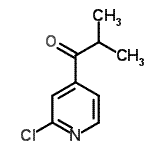 CAS 登录号：898785-53-0， 1-(2-氯-4-吡啶基)-2-甲基-1-丙酮