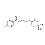 CAS#: 898785-64-3, 5-(5,5-Dimethyl-1,3-dioxan-2-yl)-1-(4-iodophenyl)-1-pentanone
