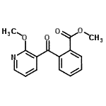 CAS#: 898785-81-4, Methyl 2-[(2-methoxy-3-pyridinyl)carbonyl]benzoate