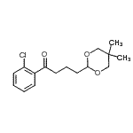 CAS 登录号：898785-86-9， 1-(2-氯苯基)-4-(5,5-二甲基-1,3-二恶烷-2-基)-1-丁酮