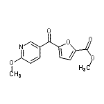 CAS 登录号：898786-26-0， 甲基5-[(6-甲氧基-3-吡啶基)羰基]-2-糠酸酯