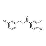 CAS#: 898787-16-1, 1-(4-Bromo-3-fluorophenyl)-3-(3-chlorophenyl)-1-propanone