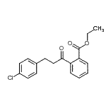 CAS 登录号：898787-72-9， 乙基2-[3-(4-氯苯基)丙酰]苯甲酸酯