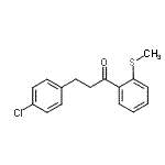 CAS 登录号：898787-79-6， 3-(4-氯苯基)-1-[2-(甲硫基)苯基]-1-丙酮