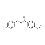 CAS#: 898787-82-1, 3-(4-Chlorophenyl)-1-[4-(methylsulfanyl)phenyl]-1-propanone