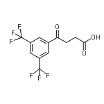 CAS 登录号：898788-04-0， 4-[3,5-二(三氟甲基)苯基]-4-氧代丁酸