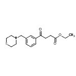 CAS#: 898788-17-5, Ethyl 4-oxo-4-[3-(4-thiomorpholinylmethyl)phenyl]butanoate