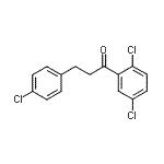 CAS 登录号：898788-43-7， 3-(4-氯苯基)-1-(2,5-二氯苯基)-1-丙酮