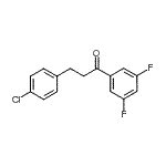 CAS#: 898788-49-3, 3-(4-Chlorophenyl)-1-(3,5-difluorophenyl)-1-propanone