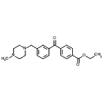 CAS#: 898788-52-8, Ethyl 4-{3-[(4-methyl-1-piperazinyl)methyl]benzoyl}benzoate