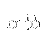 CAS 登录号：898788-53-9， 3-(4-氯苯基)-1-(2,6-二氯苯基)-1-丙酮