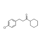 CAS 登录号：898788-61-9， 3-(4-氯苯基)-1-环己基-1-丙酮