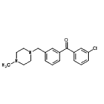 CAS#: 898788-62-0, (3-Chlorophenyl){3-[(4-methyl-1-piperazinyl)methyl]phenyl}methanone