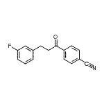 CAS#: 898788-85-7, 4-[3-(3-Fluorophenyl)propanoyl]benzonitrile