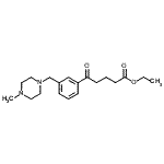 CAS#: 898789-49-6, Ethyl 5-{3-[(4-methyl-1-piperazinyl)methyl]phenyl}-5-oxopentanoate