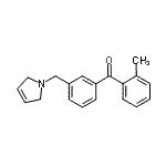 CAS#: 898789-59-8, [3-(2,5-Dihydro-1H-pyrrol-1-ylmethyl)phenyl](2-methylphenyl)methanone