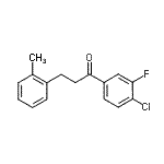 CAS#: 898789-64-5, 1-(4-Chloro-3-fluorophenyl)-3-(2-methylphenyl)-1-propanone