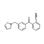 CAS#: 898789-72-5, 2-[3-(2,5-Dihydro-1H-pyrrol-1-ylmethyl)benzoyl]benzonitrile