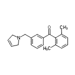 CAS#: 898790-22-2, [3-(2,5-Dihydro-1H-pyrrol-1-ylmethyl)phenyl](2,6-dimethylphenyl)methanone