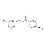 CAS 登录号：898790-35-7， 3-(3-甲基苯基)-1-(4-甲基苯基)-1-丙酮