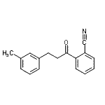CAS 登录号：898790-43-7， 2-[3-(3-甲基苯基)丙酰]苯甲腈