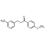 CAS#: 898790-57-3, 3-(3-Methylphenyl)-1-[4-(methylsulfanyl)phenyl]-1-propanone