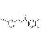 CAS#: 898790-87-9, 1-(4-Bromo-3-fluorophenyl)-3-(3-methylphenyl)-1-propanone