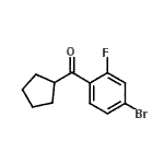 CAS#: 898791-68-9, (4-Bromo-2-fluorophenyl)(cyclopentyl)methanone