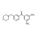 CAS#: 898791-77-0, (3,5-Dimethylphenyl)[3-(4-morpholinylmethyl)phenyl]methanone