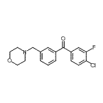 CAS#: 898791-83-8, (4-Chloro-3-fluorophenyl)[3-(4-morpholinylmethyl)phenyl]methanone