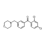 CAS#: 898792-19-3, (2,4-Dichlorophenyl)[3-(4-morpholinylmethyl)phenyl]methanone