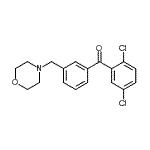 CAS 登录号：898792-22-8， (2,5-二氯苯基)[3-(4-吗啉基甲基)苯基]甲酮