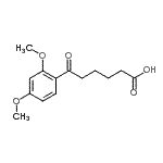 CAS 登录号：898792-37-5， 6-(2,4-二甲氧基苯基)-6-氧代己酸