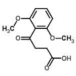 CAS 登录号：898792-45-5， 4-(2,6-二甲氧基苯基)-4-氧代丁酸