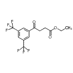 CAS 登录号：898792-91-1， 乙基4-[3,5-二(三氟甲基)苯基]-4-氧代丁酸酯