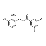 CAS 登录号：898793-37-8， 1-(3,5-二氟苯基)-3-(2,3-二甲基苯基)-1-丙酮