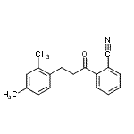 CAS 登录号：898793-65-2， 2-[3-(2,4-二甲基苯基)丙酰]苯甲腈
