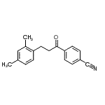 CAS#: 898793-69-6, 4-[3-(2,4-Dimethylphenyl)propanoyl]benzonitrile