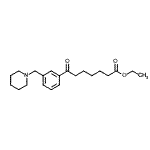 CAS#: 898793-83-4, Ethyl 7-oxo-7-[3-(1-piperidinylmethyl)phenyl]heptanoate