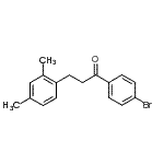 CAS 登录号：898793-87-8， 1-(4-溴苯基)-3-(2,4-二甲基苯基)-1-丙酮