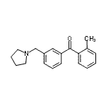 CAS#: 898793-91-4, (2-Methylphenyl)[3-(1-pyrrolidinylmethyl)phenyl]methanone