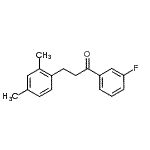 CAS 登录号：898793-96-9， 3-(2,4-二甲基苯基)-1-(3-氟苯基)-1-丙酮