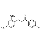 CAS 登录号：898793-99-2， 3-(2,4-二甲基苯基)-1-(4-氟苯基)-1-丙酮