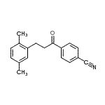 CAS#: 898794-90-6, 4-[3-(2,5-Dimethylphenyl)propanoyl]benzonitrile