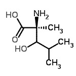 CAS#: 89919-90-4, (2S)-2-Amino-3-hydroxy-2,4-dimethylpentanoic acid