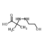 CAS 登录号：89937-55-3， 2-[2-(2-羟基乙基)肼基]-2-甲基丙酸