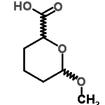 CAS#: 89941-84-4, 6-Methoxytetrahydro-2H-pyran-2-carboxylic acid