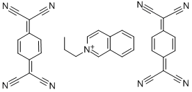 CAS#: 89965-25-3, 2-[4-(Dicyanomethylidene)cyclohexa-2,5-dien-1-ylidene]propanedinitrile, 2-propylisoquinolin-2-ium